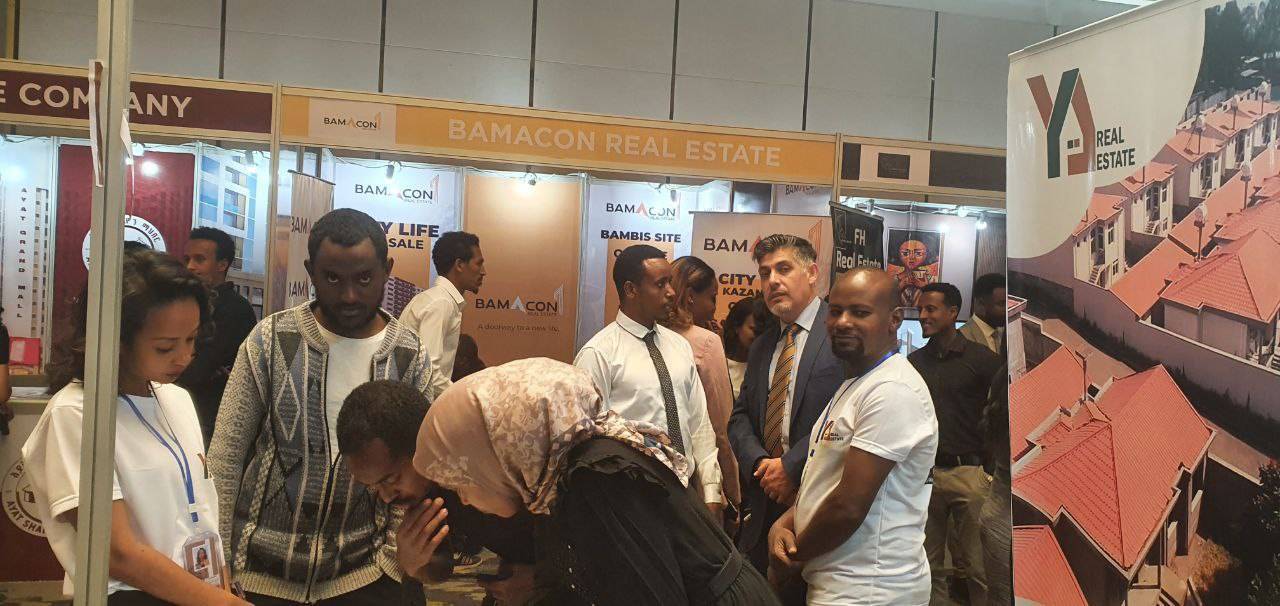 Wiqir Trading plc management team at Real Estate exhibition event