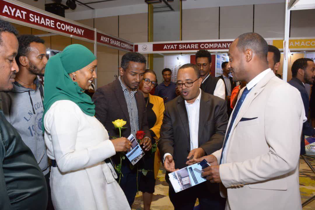 Wiqir Trading plc management team at Real Estate exhibition event