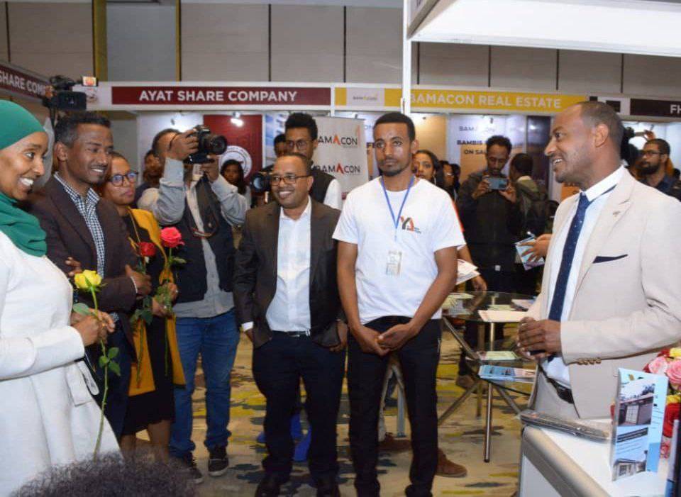 Wiqir Trading plc management team at Real Estate exhibition event