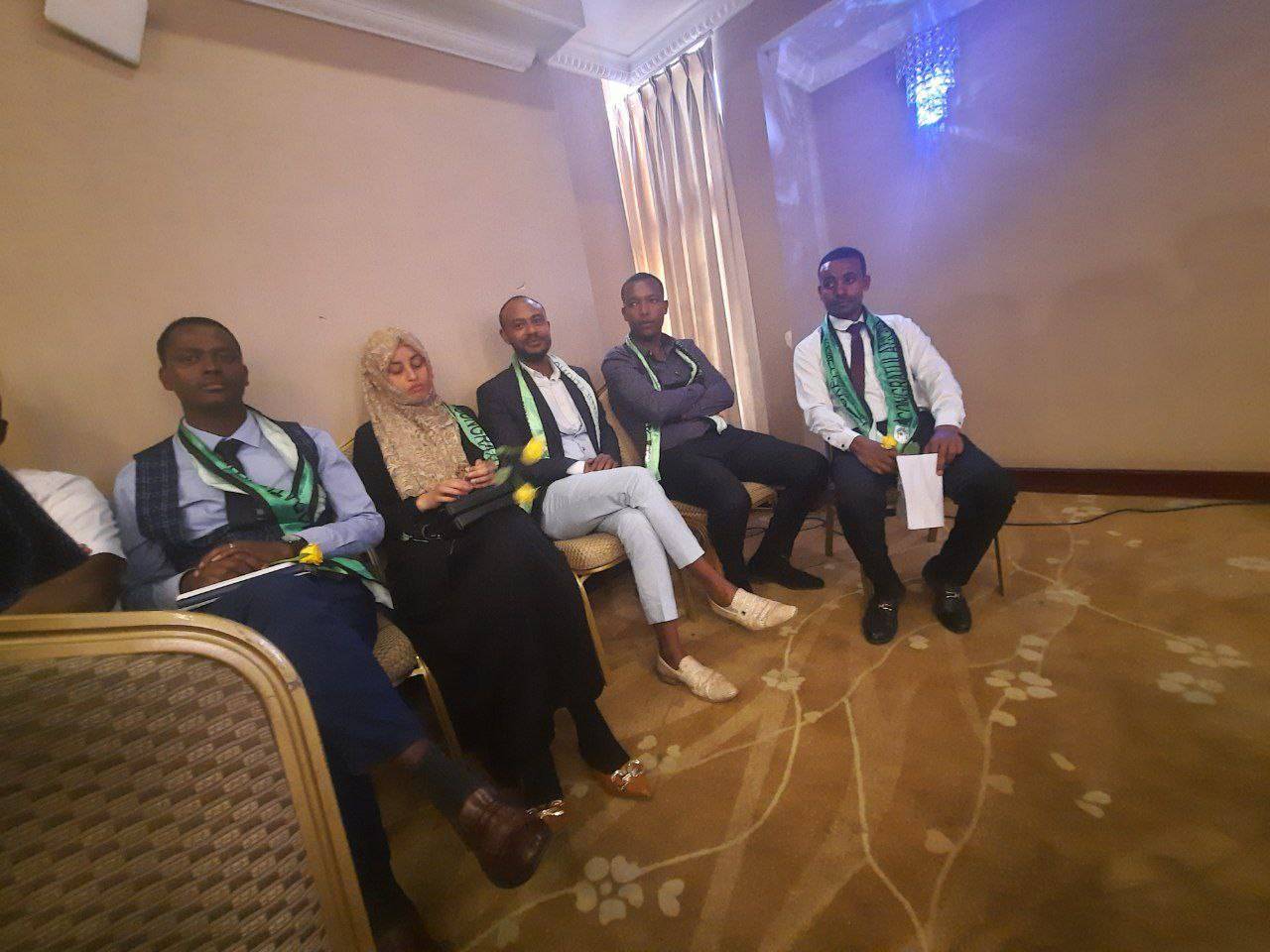 Wiqir Trading plc management team at graduation ceremony 