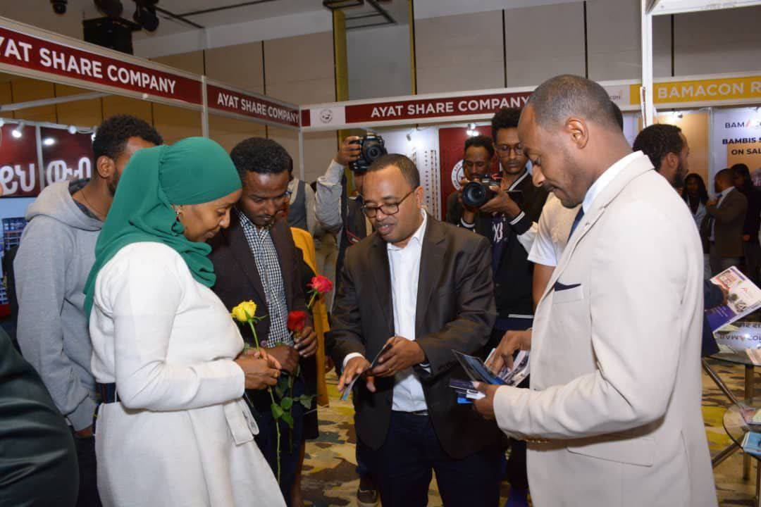 Wiqir Trading plc management team at Real Estate exhibition event